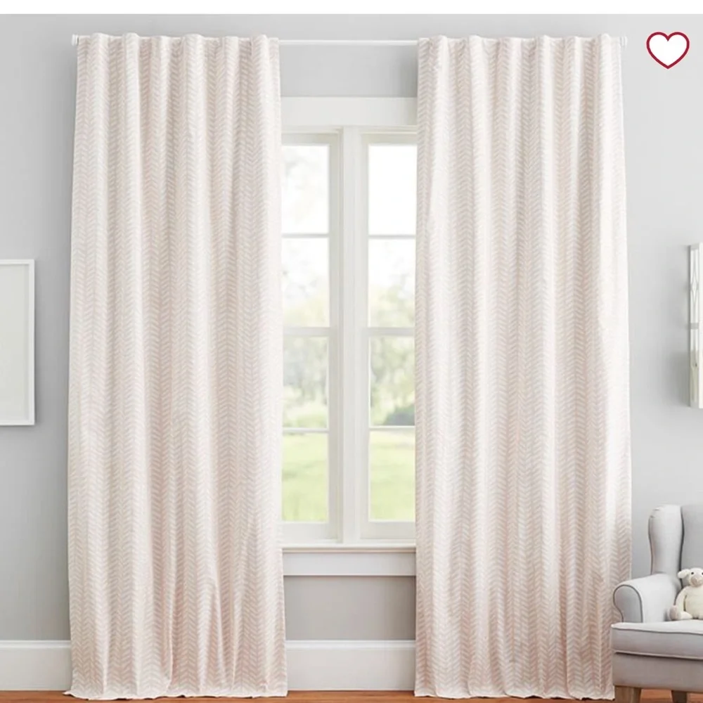 Pottery Barn Broken Arrow Blackout curtain panels